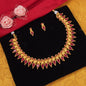 Traditional Jasmine Bud Temple Choker with Ruby Stones