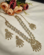 Imperial Floral Statement Jewelry Set with Earrings Mangtika