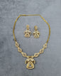 Gold-Tone Multi-Color AD Jewelry Set