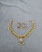 Royal Emerald Gold-Plated AD Necklace Set