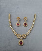 Teardrop Pendant Necklace & Matching Drop Earrings