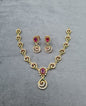 Vibrant Multi-Stone AD Necklace Set
