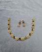 Gold-Tone Oval & Floral AD Jewelry Set