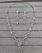 Triangular Link Silver AD Jewellery Set