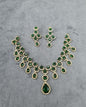 Imperial Emerald Green Pear-Drop Necklace Set