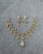 Imperial Emerald Green Pear-Drop Necklace Set