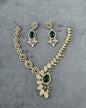 Radiant Ruby Pink Teardrop Necklace Set