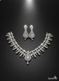 Designer Teardrop and Marquise AD Jewelry Set