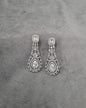 Royal Emerald & Gold Lace Drop Earrings
