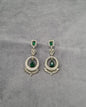 Royal Open-Circle Statement Earrings