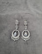 Royal Open-Circle Statement Earrings