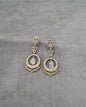 Royal Open-Circle Statement Earrings