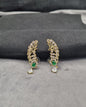Swirl Ear Climber Earrings – Gold Tone
