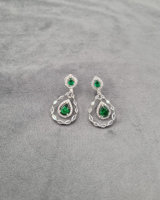 Double Teardrop Earrings