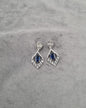 "Midnight Rhombus" Statement Earrings
