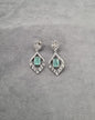 "Midnight Rhombus" Statement Earrings