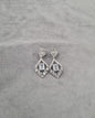 "Midnight Rhombus" Statement Earrings