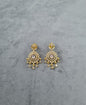 Blush Pink Teardrop Chandelier Drops Earrings