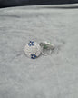 Sapphire Blue Floral Shield Statement Ring
