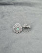 Mint Green & Blush Pink Teardrop Statement Ring
