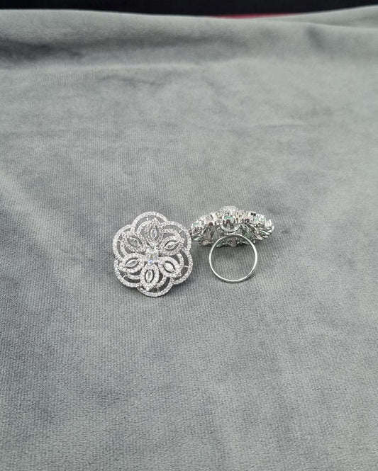Adjustable Silver Plated Large Statement Jewelry
