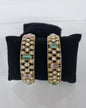 Pastel Mint & Pink Dual Kundan Bangles Set