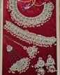 Shadaw Stone Bridal Jewelry Set Choker Necklace, Earring, Maang Tikka & Passa For Woman