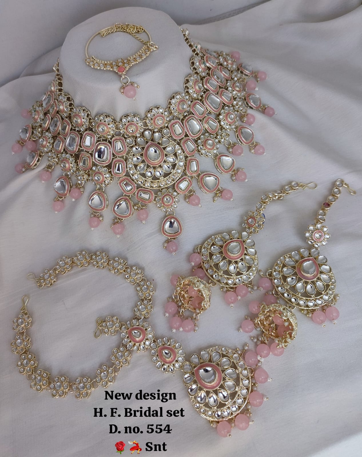 Wedding Traditional Bridal Jewellery Set With Matching Earring For Woman