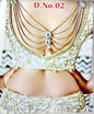 Ethereal Pearl Back Bridal Blouse Designer Gold Embroidered Wedding Saree Back Brooch