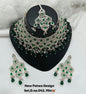Rose Gold Patwa Choker Set with Maang Tikka