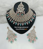 Soft Pink Droplets & Pearl Accents Choker Set