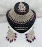 Soft Pink Droplets & Pearl Accents Choker Set