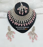 Rani Pink Rose Gold Patwa Choker Set