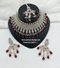 Rani Pink Rose Gold Patwa Choker Set