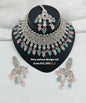 Rani Pink Rose Gold Patwa Choker Set