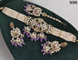 Pearl Work Kundan Choker Necklace Set