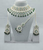Heavy Bridal Choker Set with Ear chains