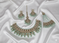 Classic White Beaded Traditional Wedding Jewelry Set