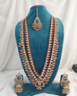 The Multi-Layered Heritage Red Bead & Kundan Bridal Jewelry Set
