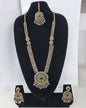 Mustard Yellow Bridal Necklace Set with Matching Earrings