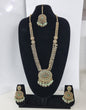 Mustard Yellow Bridal Necklace Set with Matching Earrings