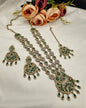 Imperial Floral Statement Jewelry Set with Earrings Mangtika