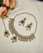 Luxury Crystal Choker Necklace Set with Earrings & Maang Tikka