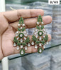 Royal Chandelier Earrings Antique Gold Ethnic Statement Jewelry