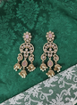 Royal Blue Triple-Tier Drop Dangles  Earrings
