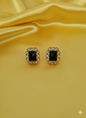 Hot Pink Royal Crystal Stud Earrings for Women