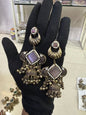 Antique Gold Statement Earrings for Women