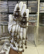 Long Chain with Ghungroo Earrings