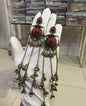 Long Chain with Ghungroo Earrings