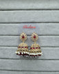 Pastel Pink & Pearl Jhumkhas